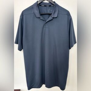 Nike Dri-FIT Polo Shirt Men’s XL Blue Swoosh Performance Golf